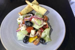 best nusa dua restaurants | nusa dua beach grill | greek salad