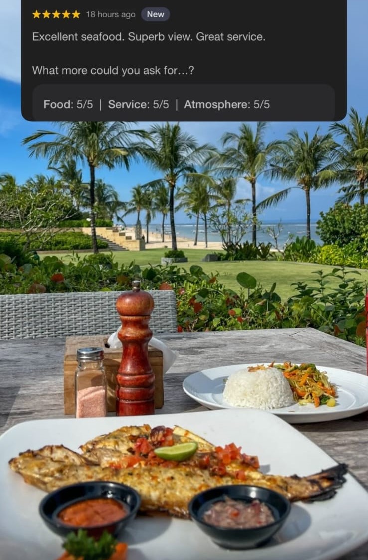 amazing temple at nusa dua beach grill | bali | nusa dua beach